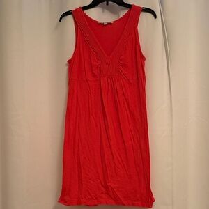 LOFT Bright Red V-Neck Top